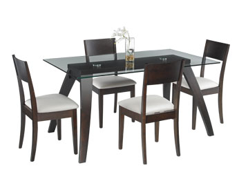 GF-D15 Dining table + 4 chairs