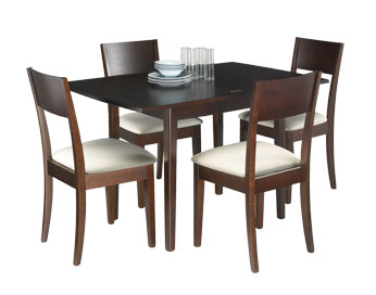 GF-D16 Dining table + 4 chairs